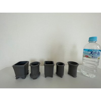 Photo2: No.13A-91D  Cuscade pot set, 5pcs