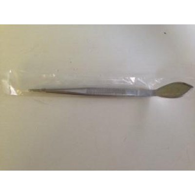 Photo1: No.0111  Bonsai Tweezers straight made of stainless steel [50g/205mm]