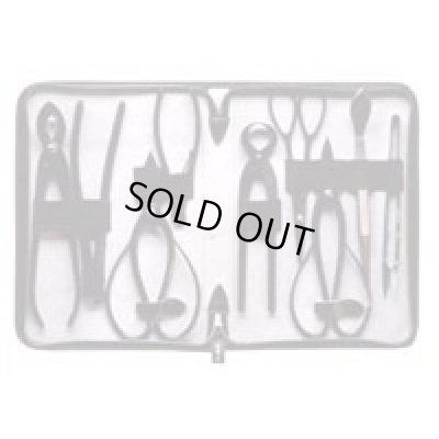 Photo1: No.0231  Tool set (9 pcs. set specially made) [1300g / 260x190x30mm]