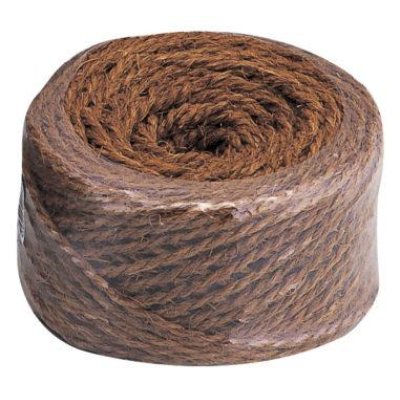 Photo1: No.1174  Hemp-palm rope brown 100M [400g]