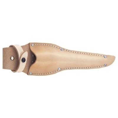 Photo1: No.1191  Bud shears leather case with stopper [77g / 70 x 240 mm]