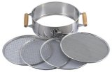 No.1370  Stainless soil sieve [2100g / 320 x 110 mm]