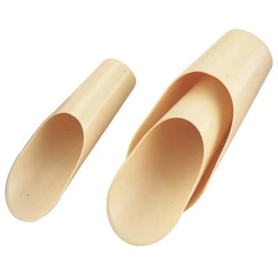 Photo1: No.1377  Plastic scoop with 3pcs [100g / 170 x 80 mm]