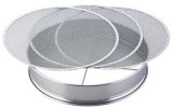 No.1374  Stainless soil sieve 37cm [670g / 370 x 75 mm]