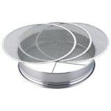 No.1372  Stainless soil sieve 30cm [430g / 300 x 70 mm]