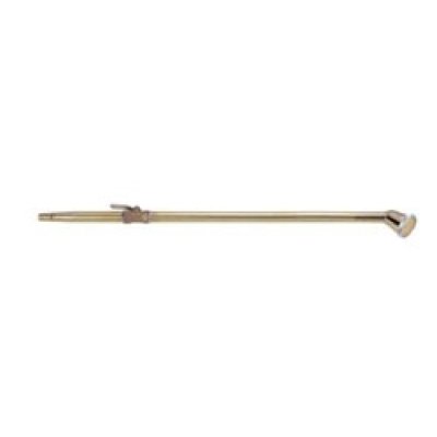 Photo1: No.2814  Brass plated nozzle with cock for replacement L [262g/640mm]