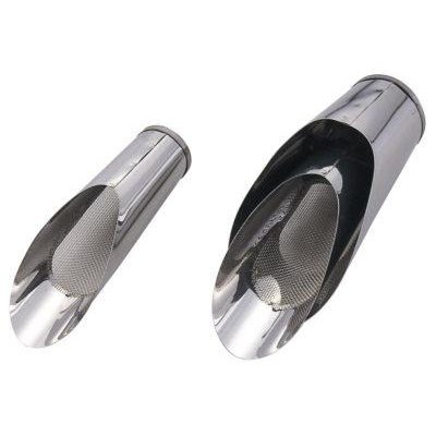 Photo1: No.1375  Stainless scoop with mesh 3pcs [170g / 170 x 80 mm]