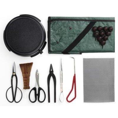 Photo1: No.2393  Bonsai tool set for biginners, 10pcs [1250g / 355 x 230 x 45 mm]