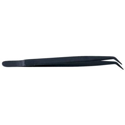 Photo1: No.1316  Professional handmade tweezers curved [80g/190mm]