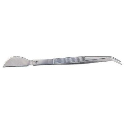 Photo1: No.1319  Stainless tweezers [40g/205mm]