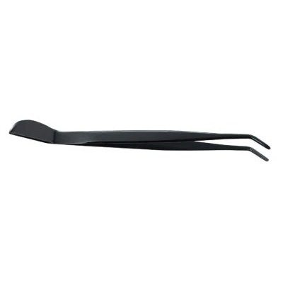 Photo1: No.1312  Stainless tweezers curved [60g/220mm]