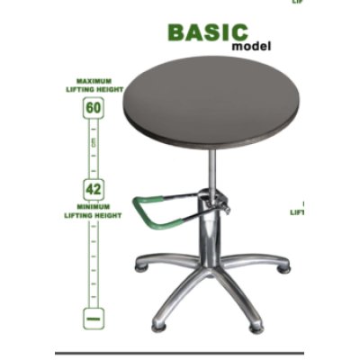 Photo2: No.M1201  Green T Basic Round table