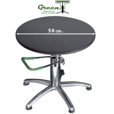 Photo2: No.M1203  Green T Plus Round table