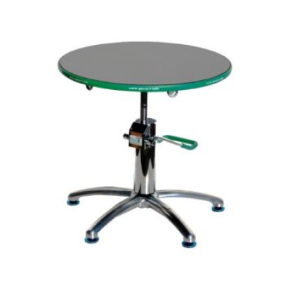 Photo1: No.M1203  Green T Plus Round table