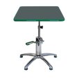 Photo1: No.M1202 <br>Green T Basic Square table (1)