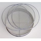 No.60277  Stainless Soil Sieves(2,4,7mm) [540g / 37cm]