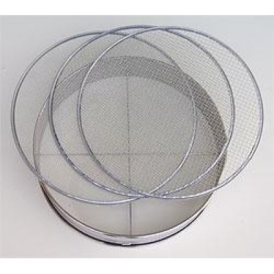 Photo1: No.60277  Stainless Soil Sieves(2,4,7mm) [540g / 37cm]