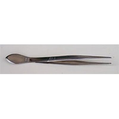 Photo1: No.60190  Stainless Tweezer w/Rake /Straight [35g/205mm]