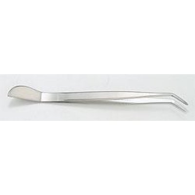 Photo1: No.60197  Stainless Tweezer /Curved [55g/220mm]