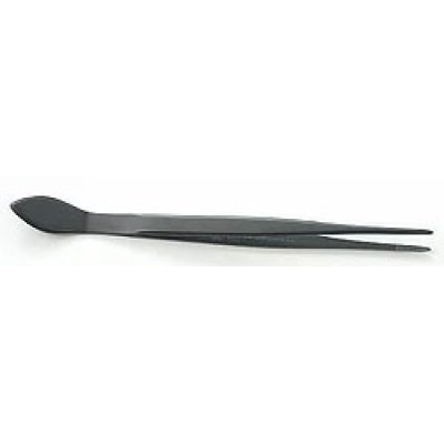 Photo1: No.60194  Stainless Tweezer /Straight(dyeing black) [55g/220mm]