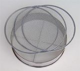 No.60276  Stainless Soil Sieves(2,4,7mm) [520g / 30cm]