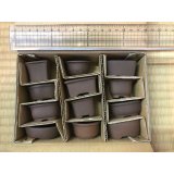 No.305  Bunzan, Mame bonsai pot, 12pcs