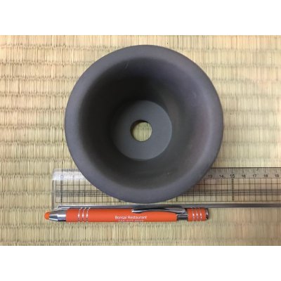 Photo3: No.2B-29  Bonsai pot, round, small