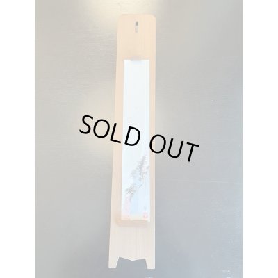 Photo1: No.HS-1050  Hanging scroll painting on the wooden board