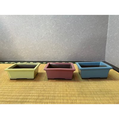 Photo1: No.MSST1049-4.5  Yokkaichi pot 3pcs set