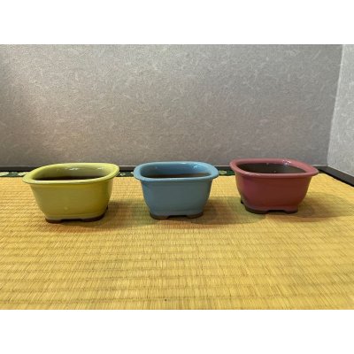 Photo1: No.MSST1051-4  Yokkaichi pot 3pcs set