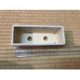 Photo2: No.WY2002-5 <br>Rectangle Bonsai pot, white (2)