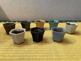 No.MS1569-2.5  Hexagonal cascade pot, 8pcs set