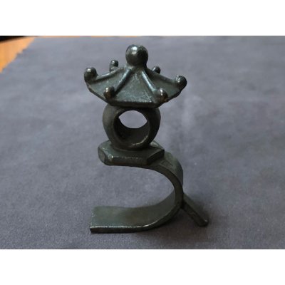 Photo4: No.ENSS0015  Lantern, large bronze