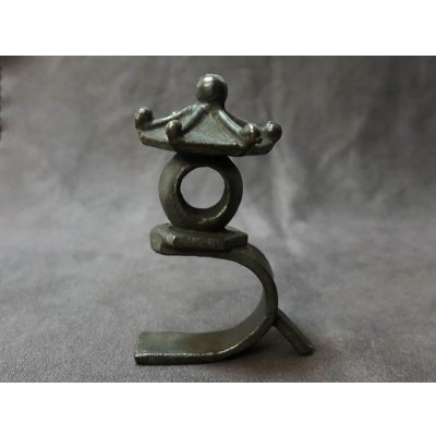 Photo6: No.ENSS0015  Lantern, large bronze