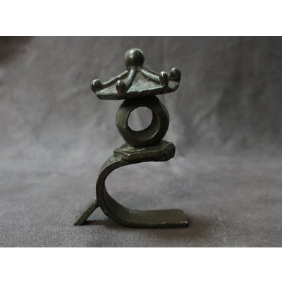 Photo5: No.ENSS0015  Lantern, large bronze