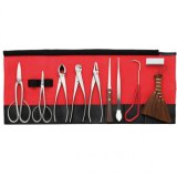 No.3061  Stainless steel bonsai tool set 10pcs. [1250g]