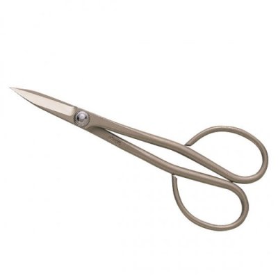 Photo1: No.2027  Fluorine nickel plating satsuki scissors [105g/180mm]