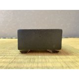 No.BK2011-3  Square Bonsai pot, black