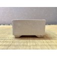 Photo1: No.WY2011-3 <br>Square Bonsai pot, white (1)