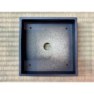 Photo2: No.BK2013-5  Square Bonsai pot, black