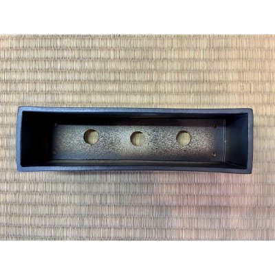 Photo2: No.BK2004-7.5  Rectangle Bonsai pot, black