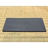 No.BK2003-5  Rectangle ceramic plate, black