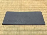No.BK2003-5  Rectangle ceramic plate, black