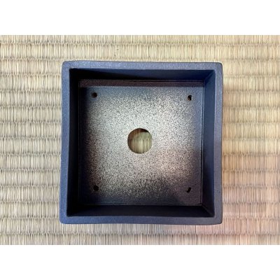 Photo2: No.BK2012-4  Square Bonsai pot, black