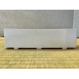 Photo1: No.WY2004-7.5 <br>Rectangle Bonsai pot, white (1)