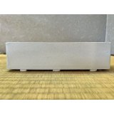 No.WY2004-7.5  Rectangle Bonsai pot, white