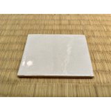 No.WY2001-2.5  Square ceramic plate, white