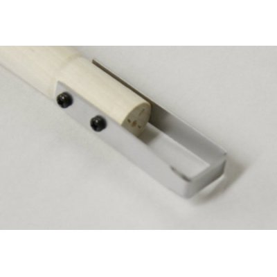 Photo3: No.2272   wooden pattern double-edged jin knife square [45g/235mm]