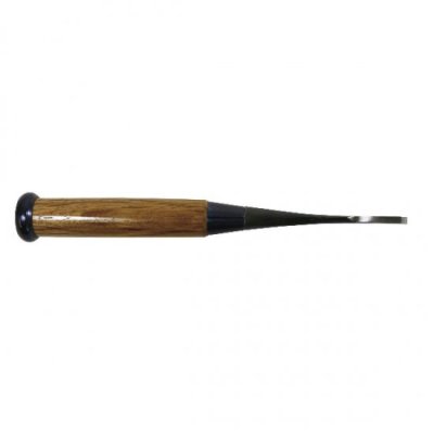 Photo1: No.2309  Wooden pattern grafting chisel 3.0mm [74g/205mm]