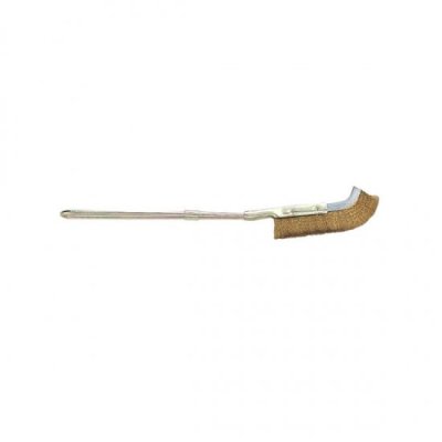 Photo1: No.2352  Bonsai brush brass J-type [71g/235mm]